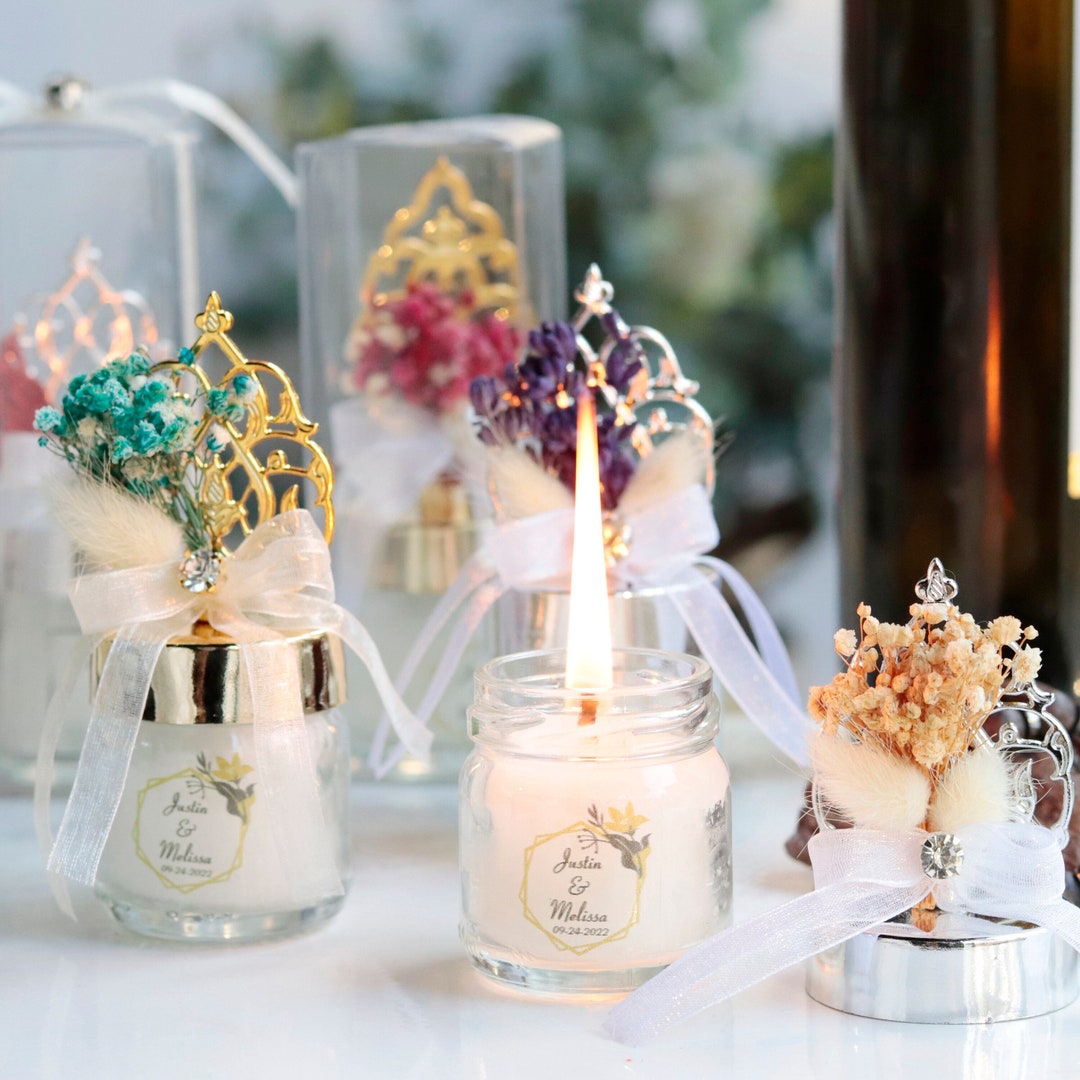 Wedding Candle Favor, Boxed Candle Favor, Candle Favor for Guests