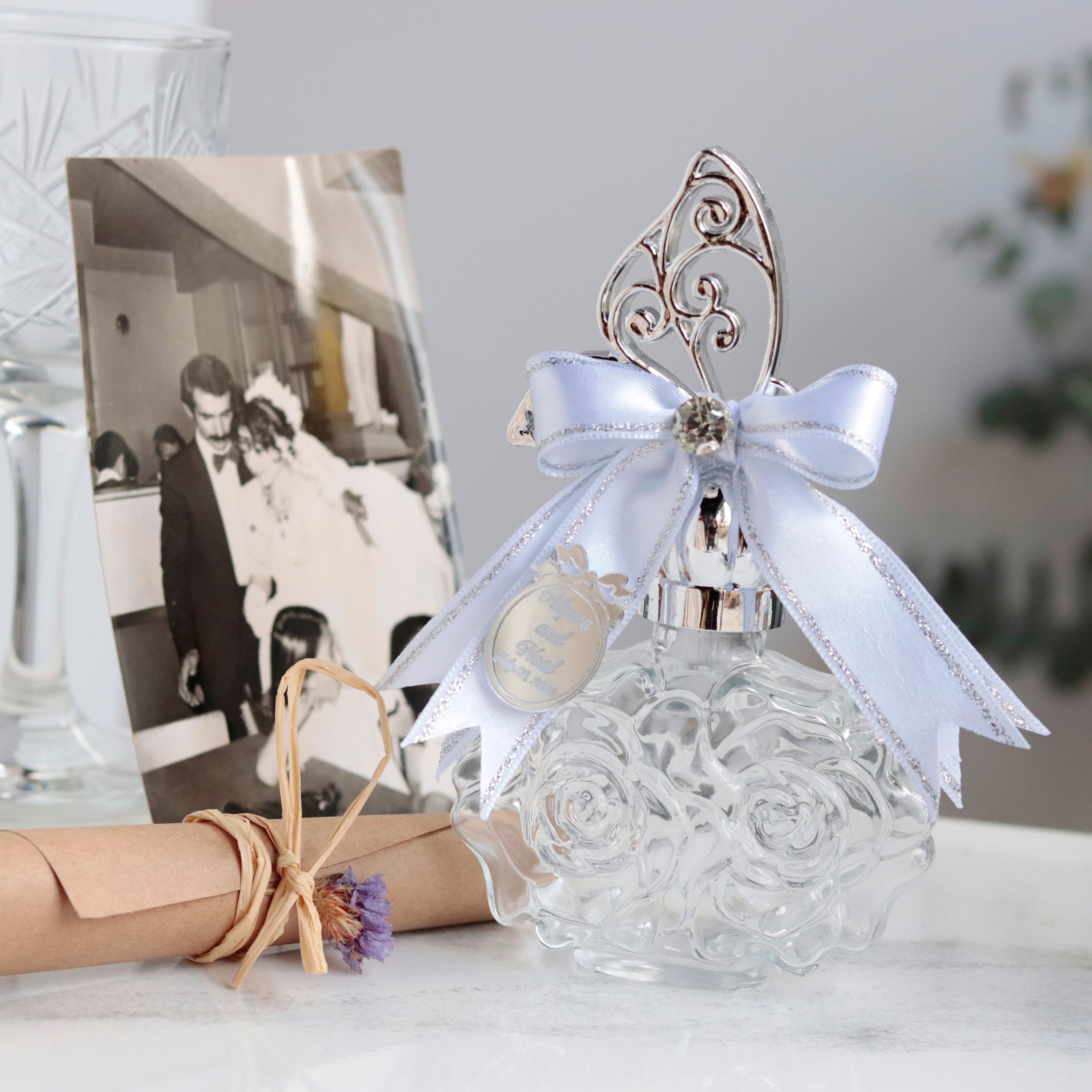 Baptism Favor Holy Water Bottle Christening Favors Luxury Etsy