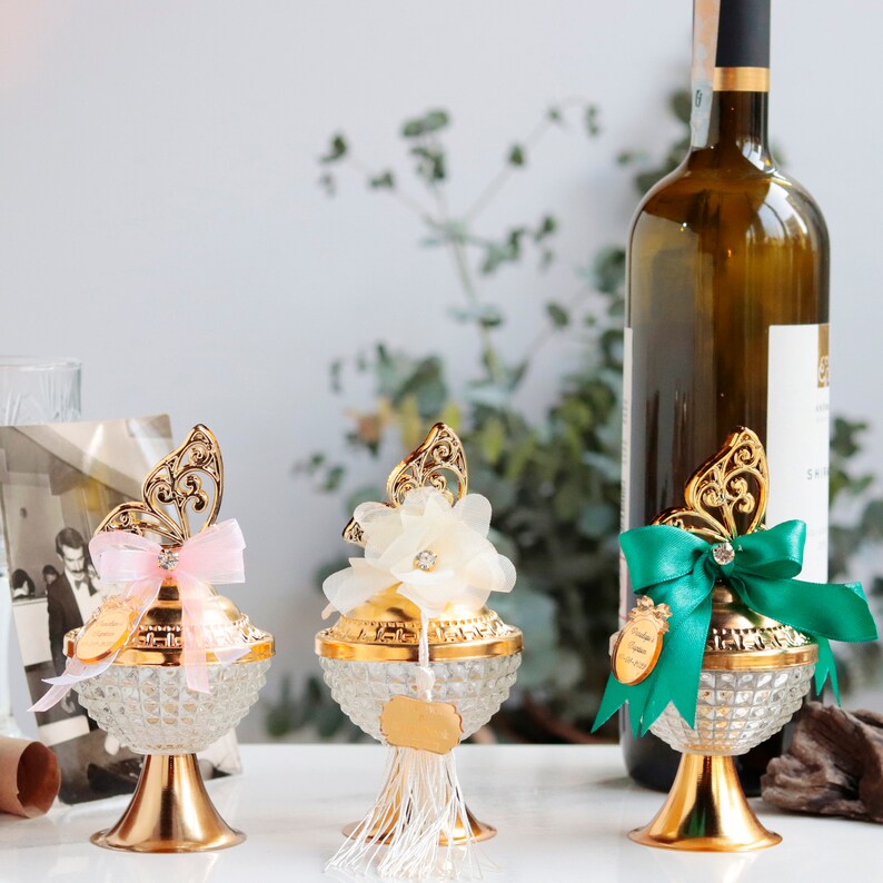 Wedding Favor Butterfly Lid Candy Dishes