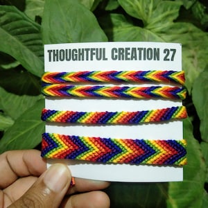 Pride Flag Bracelets set of 3| LGBTQ+ Bracelets to gift