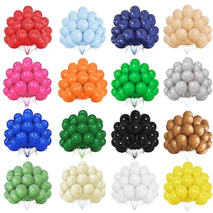 10-50 palloncini multipli da 10 pollici in lattice, palloncini ad elio, palloncini cromati con coriandoli per compleanni, baby shower, feste di matrimonio