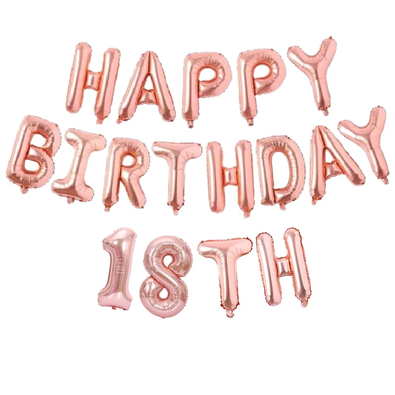 18TH BIRTHDAY BALLOONS