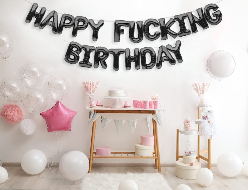 Palloncini personalizzati HAPPY BIRTHDAY, striscioni con lettere dorate, decorazioni per feste, palloncini in lamina autogonfiabili immagine 8