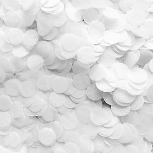 Coriandoli per matrimonio biodegradabili / Coriandoli bianchi Cerchi di carta velina ecologica Coriandoli Lancia un po' di coriandoli d'amore per la persona amata