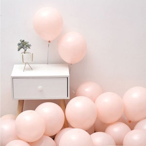 100 Pastel Macaron Latex Balloons – Helium Quality, Birthday Party Decor – Multicolor