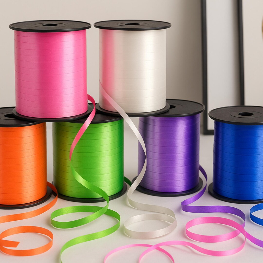 50 Meters Balloons Curling Ribbon for PARTY Gift Wrapping Balloons ...