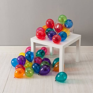 100 Metallic Balloons High Quality Latex Shiny Pearl Balloon for birthday anniversary wedding prom party decoration