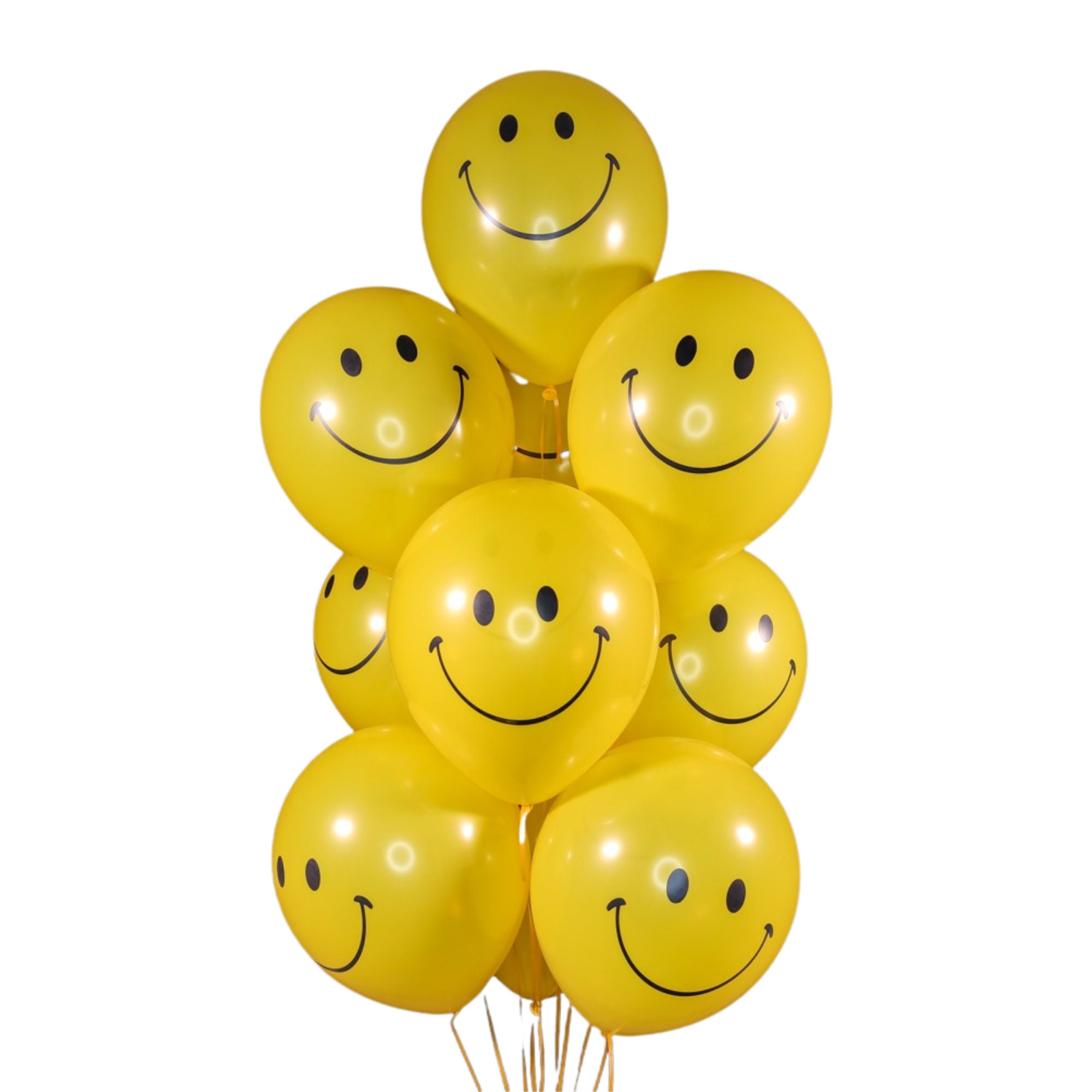 Mini Smiley Face Balloons
