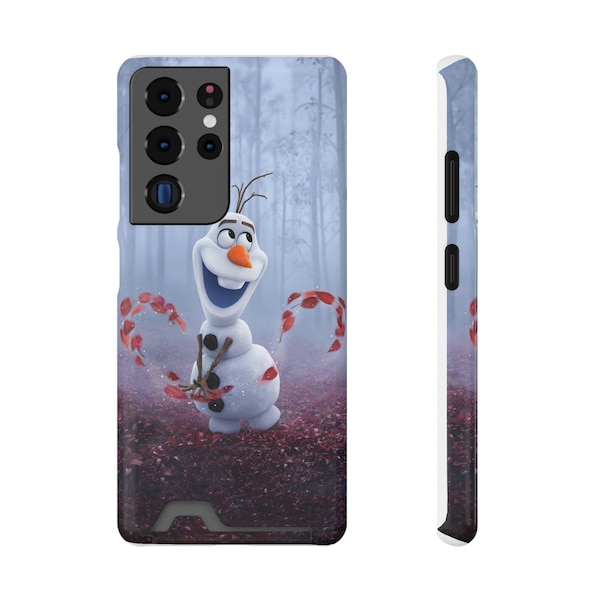 Olaf Phone Case with Card Holder