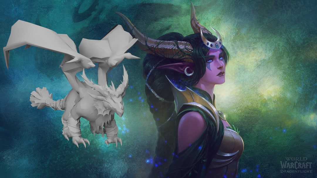 Ysera Dragonflight Dragonform World of Warcraft Miniature Etsy Australia