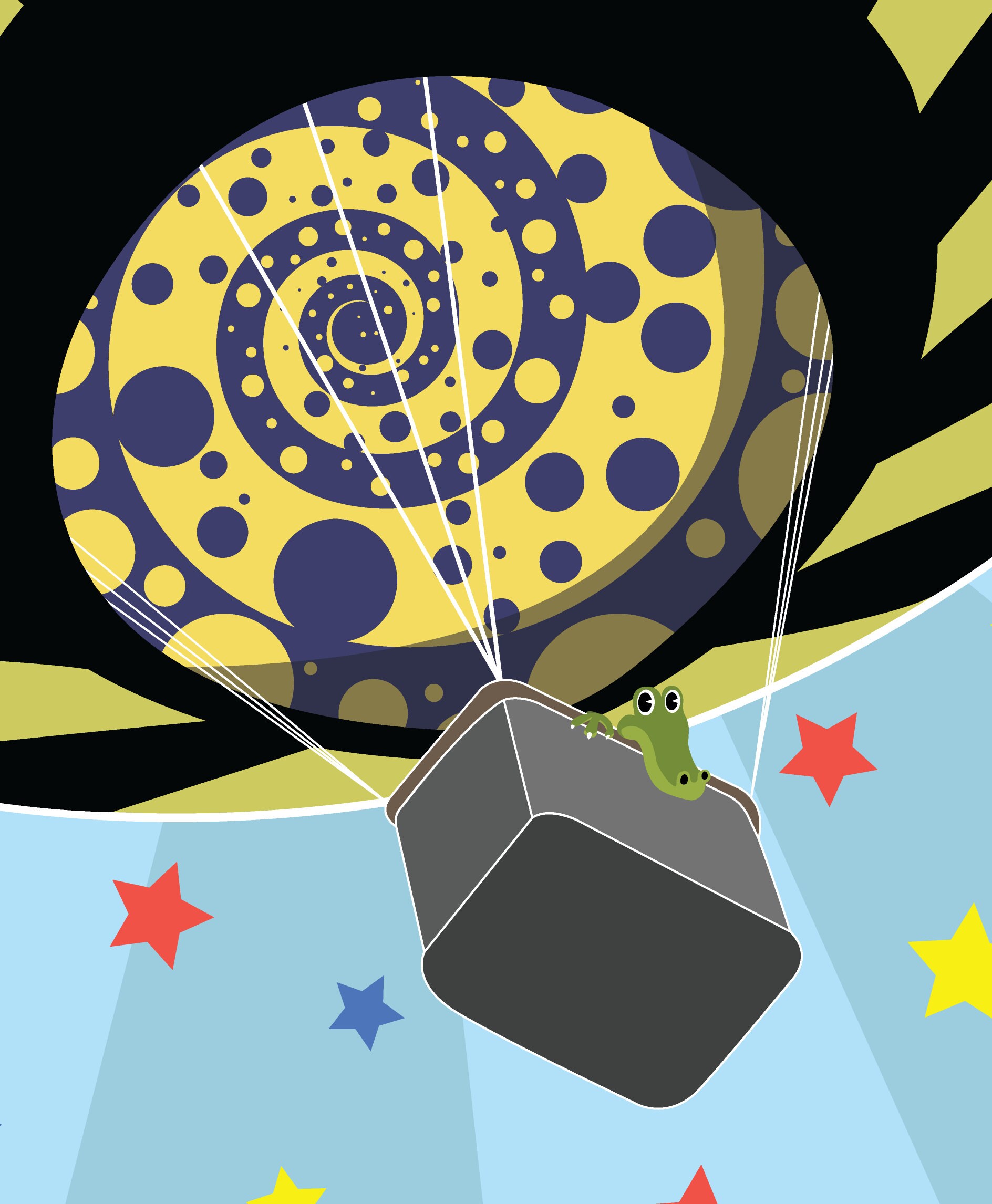 King Gizzard Poster minimalist Paper Mache Dream Balloon 12x18 Etsy