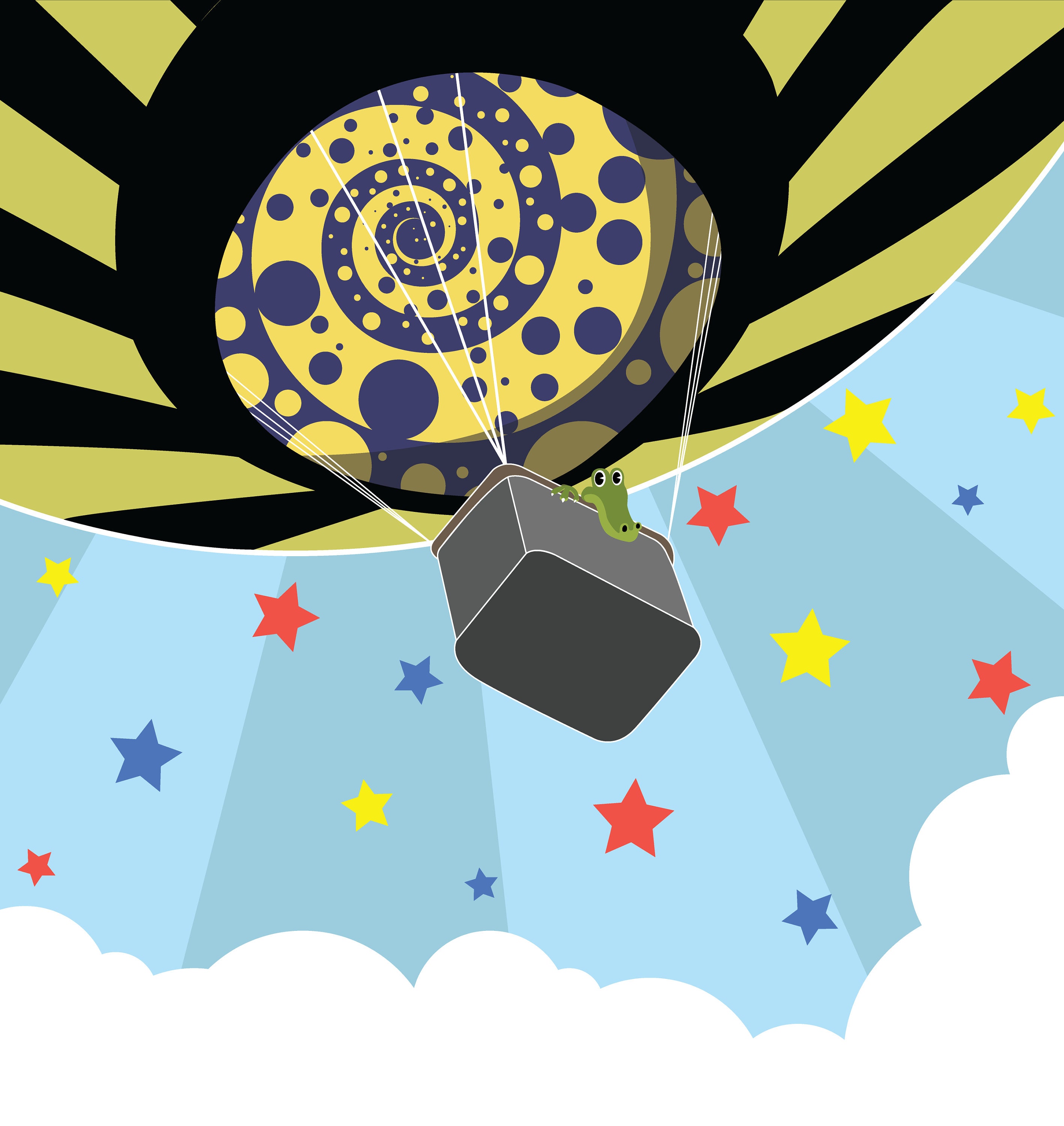 King Gizzard Poster minimalist Paper Mache Dream Balloon 12x18 Etsy