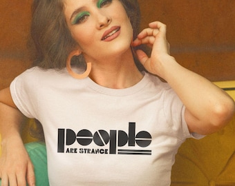 Vintage Rock Band Inspired Tee, People Are Strange Tee, Retro Rock Concert Shirt, Vintage 60's Concert Tee, 70s Clothing, Psychedelic Rock