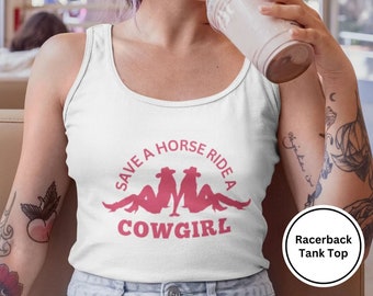 Save a Horse Ride a Cowgirl, LGBTQ T-Shirt, Lesbian Western Shirt, Lesbian Tank Top, Subtle Lesbian Shirt, Pride Sweatshirt, Gay Western Tee