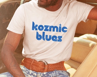 Kozmic Blues Rock Band Graphic Tee, Retro 70s Concert Shirt