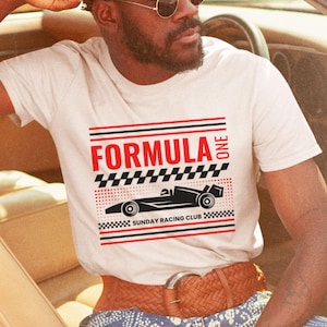 Racing T-Shirt, Sundays Formula One Shirt, F1 Shirt, Retro Racing Shirt, Formula One gift, Car Racing Tee, Formula 1 T-Shirt, Formula 1 Gift