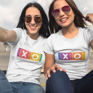 Matching Lesbian Shirt, Lesbian Lovers, Lesbian Couple, Gay Lovers, Gift For Gay Couples, Gay Valentine Couple Shirt, LGBT Matching Tee