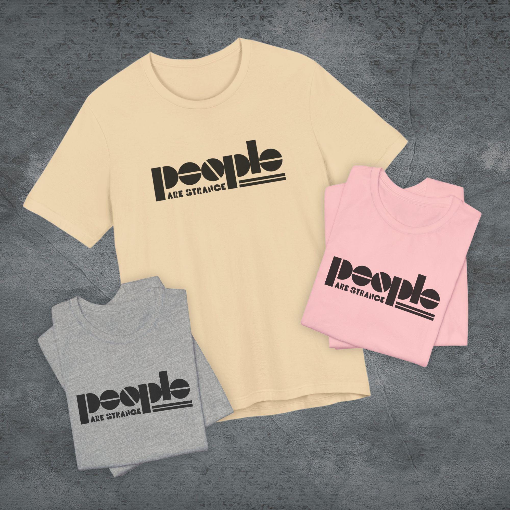 The Doors T-shirt, People Are Strange Tee, Retro Rock Concert 