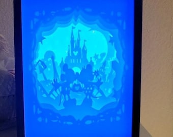 Lampada decorativa Disney stampata in 3D