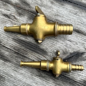 Antique Brass Barrel Taps: Flemish Brewery Provenance, Early 20th Century