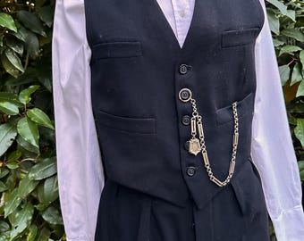 Authentic 1900 Grandfather Costume - Peaky Blinders 3 piece suit wool  - Custom Made Party Suit