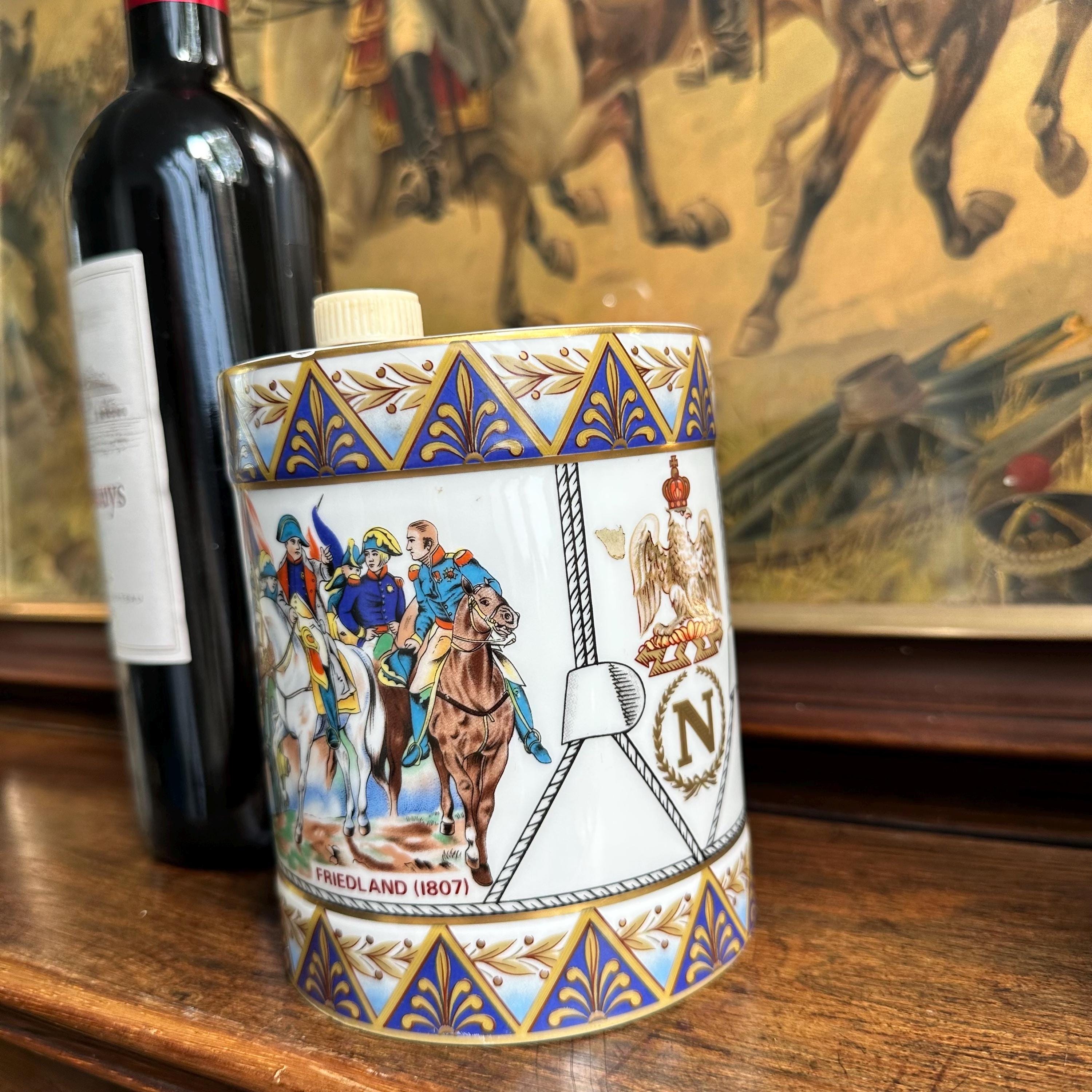 セール【希少】CAMUS Cognac Napoléon 　ホワイト・ブルー Haviland Limoges Camus Cognac Decanter: Napoleon Battle of