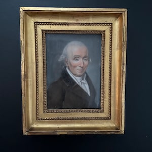Anonymous portrait of a gentleman - 19th century - Victorian art - Exclusive chalk drawing - Downton Abbey lover