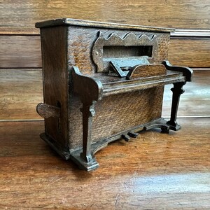 piano cigarette dispenser Mid-century Wooden Piano Cigarette Dispenser – Mechanical Novelty Box,  Pianobar Charm - Smoker Gift