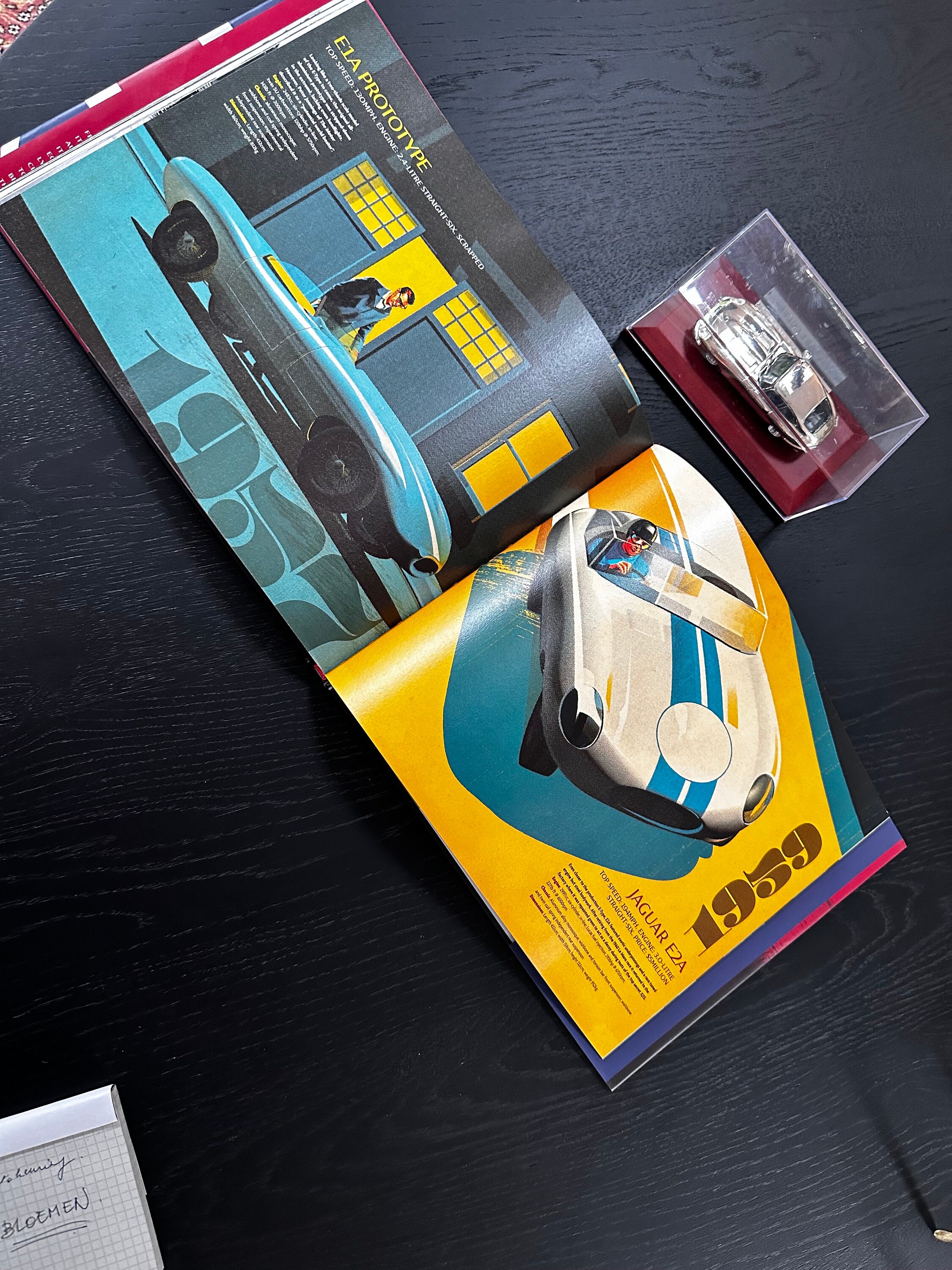 Jaguar E-type 50th Anniversary Set – Die-cast Model Car & Book