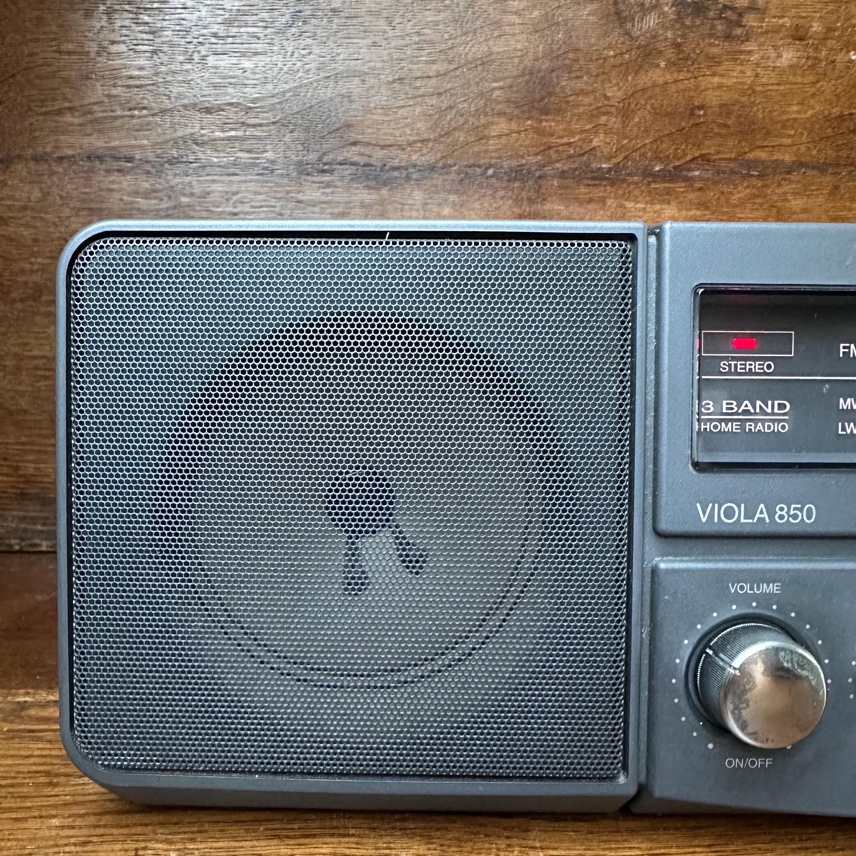 Vintage Nokia Viola 850 Stereo Home Radio | 1980s Space Age German