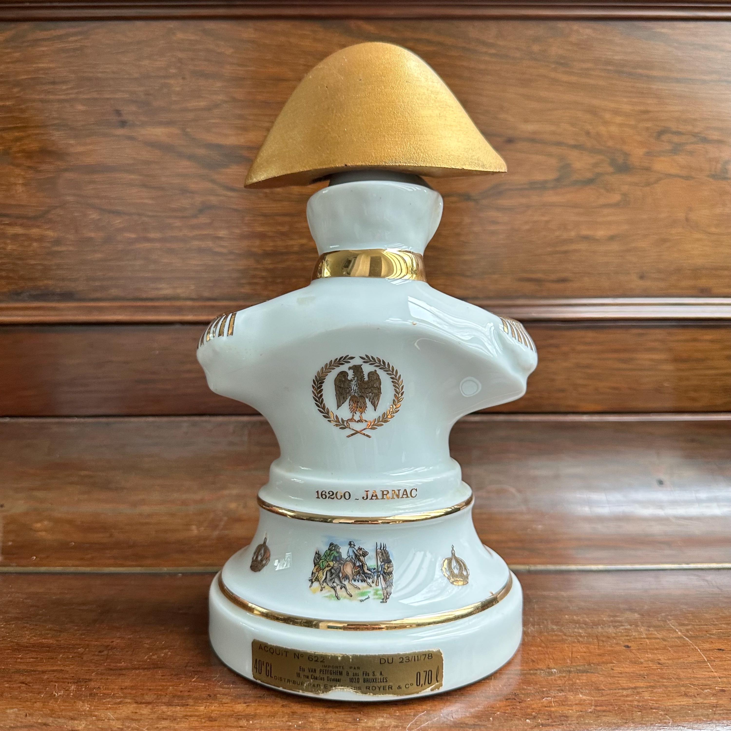 Napoleon Sculptured Vintage 1978 Bottle - Empty Cognac Bust