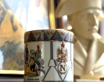 Haviland Limoges Camus Cognac Decanter: Napoleon Battle of