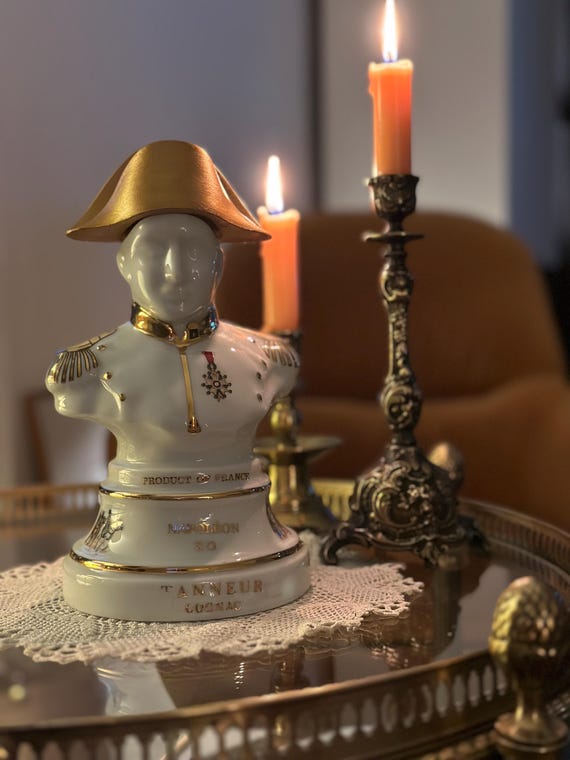 Napoleon Sculptured Vintage 1978 Bottle - Empty Cognac Bust