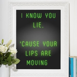 I Know You Lying - Etsy Sweden
