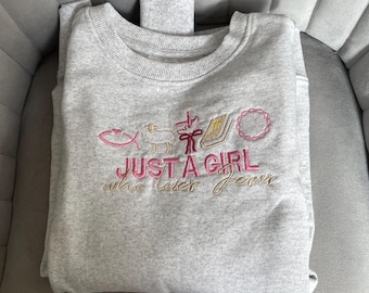 Besticktes Jesus Christian Sweatshirt, Faith Apparel, Inspirational Crewneck