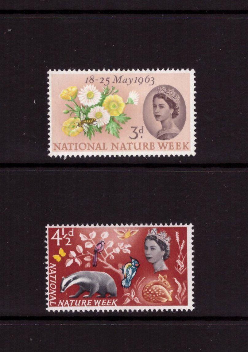 Great Britain 1963 Nature set mint stamps for Collecting/Art/Craft