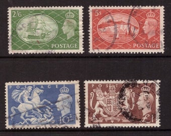 Grande-Bretagne 1951 Festival de timbres oblitérés pour collection/art/collage