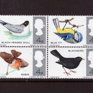 Francobolli set Uccelli/Gran Bretagna 1966 nuovi, intatti e non linguellati