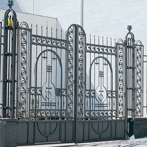 Custom Wrought Iron Gates outdoor, Forged Gates, Unique handmade wrought iron gates with an original, inimitable design.