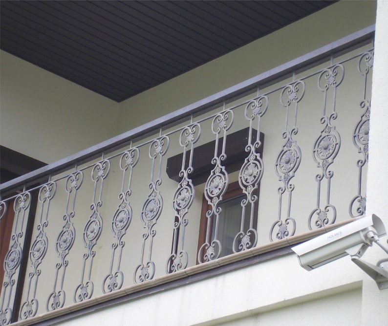 Custom Wrought Iron Balcony Railings Balcony Railings Etsy