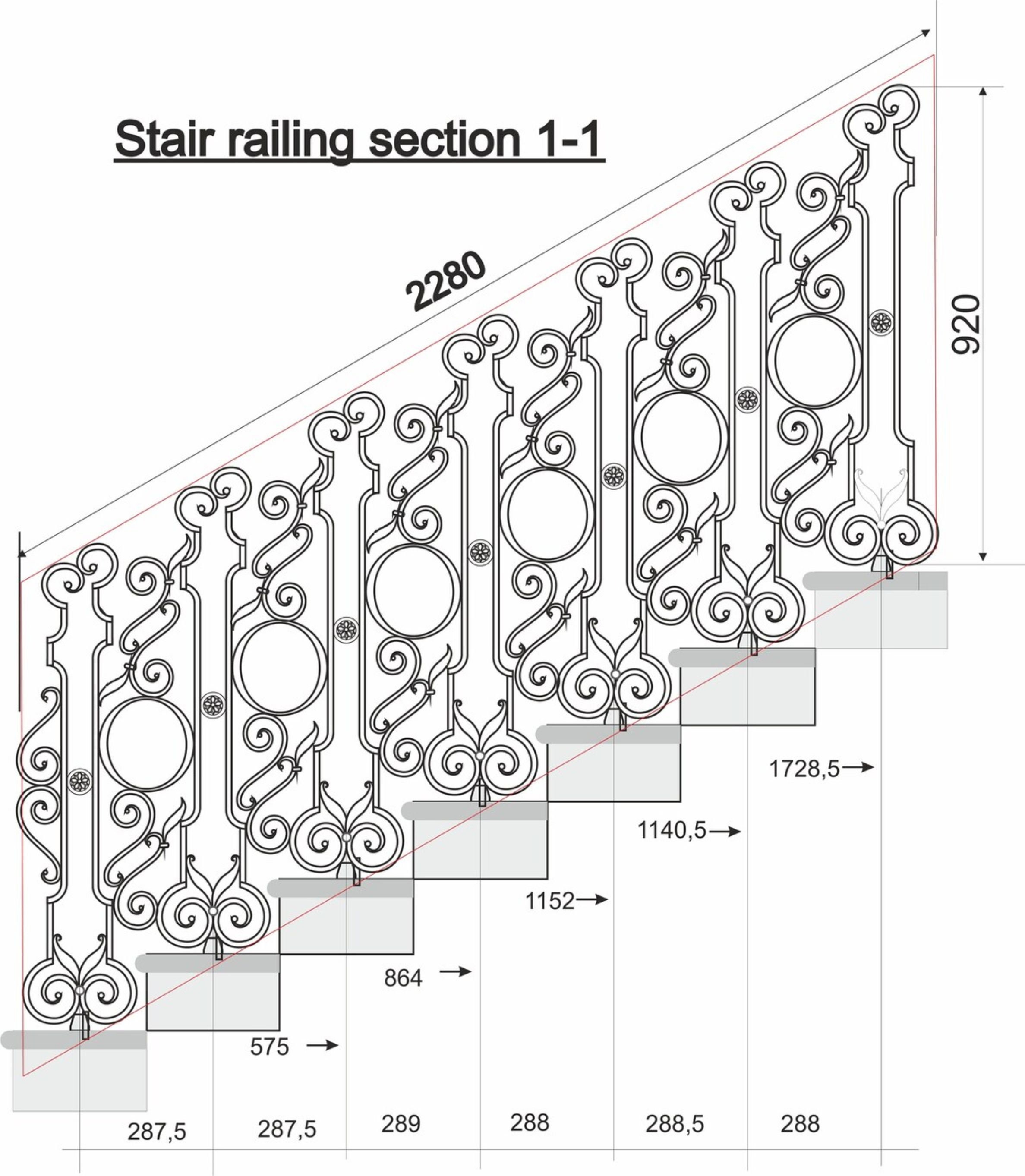 Custom Wrought Iron Railings Railings for Stairs Etsy UK
