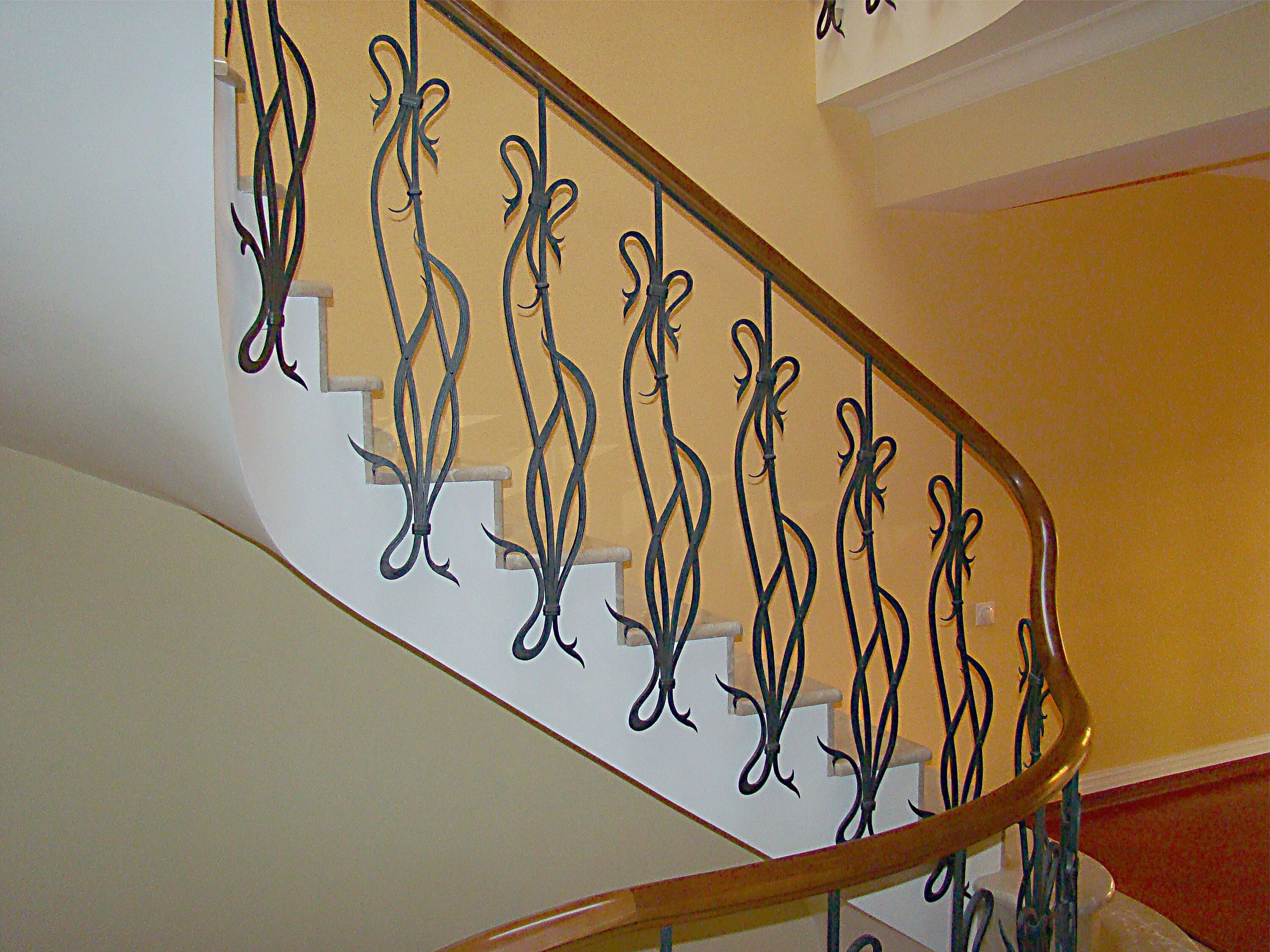 Custom Wrought Iron Balusters, Wrought Iron Stair Railing, Wrought Iron