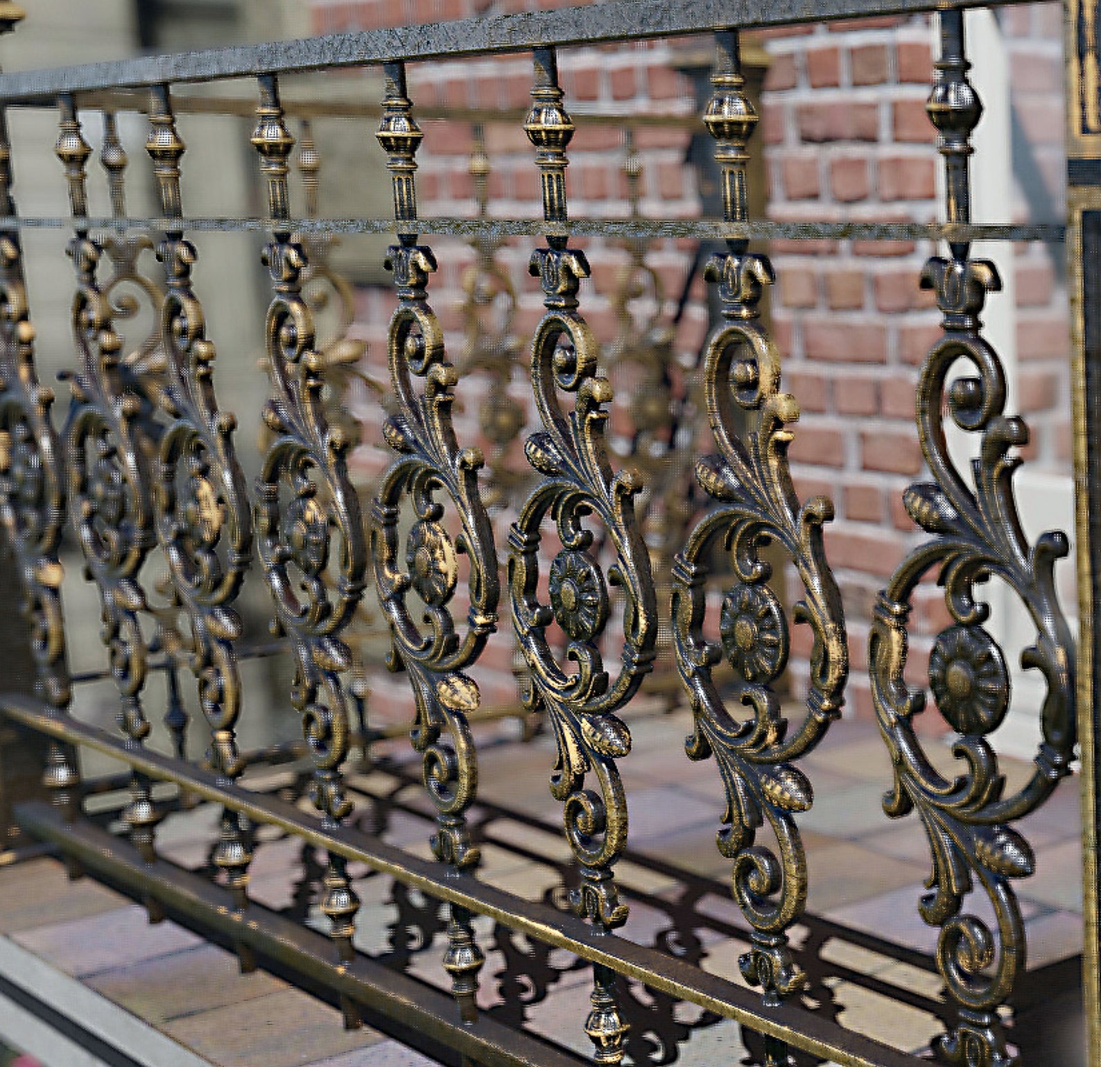 Metal Cast Balcony Railings, Cast Quality Beautiful Balusters, Price