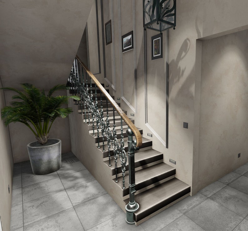 Metal Railings, Cast Quality Beautiful Balusters, Price per Linear Foot