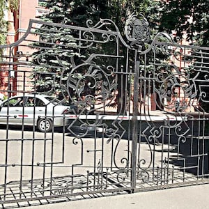 Custom Forged Gates,  Wrought Iron Gates outdoor, Unique handmade wrought iron gates with an original, inimitable design.