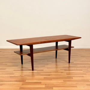 Coffee table in teak, 1950s-60s, Denmark