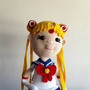 Anime gehaakt popkarakter, cartoon gevulde pop, hypoallergeen speelgoed haak voor anime fans, moederdag haakcadeau
