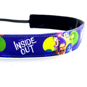 Inside out headband. Nonslip sports headband. 7/8" width. Handmade in the USA.