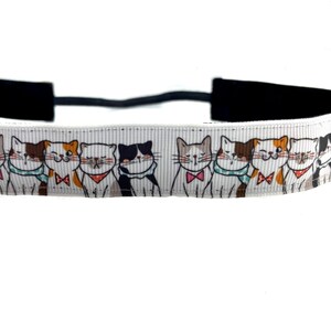 Cat Headband: Non-Slip Sports Accessory, Handmade in USA