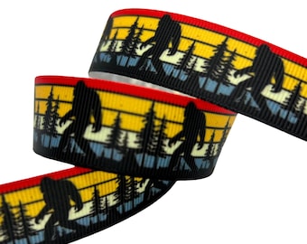 Bigfoot Ribbon. Bigfoot. 5 yards 7/8" single sided grosgrain ribbon.